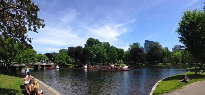 Boston Common lake